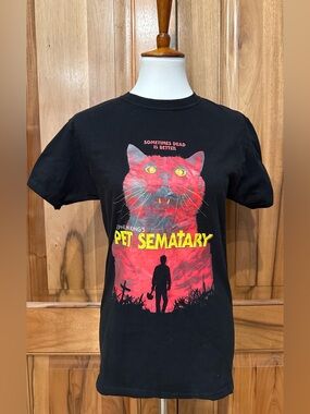 Pet Sematary T-Shirt - Stephen King - Horror - Retro/Vintage Style - S